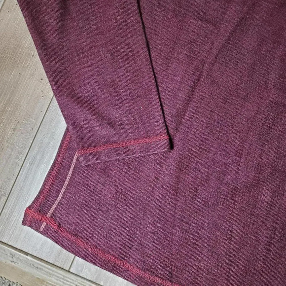 NWT Tommy Bahama Bayview Logo Knit Crewneck Sweater Dark Red Size Large - Picture 12 of 15